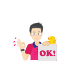 Khun Pong ＆ Little Ducklings（個別スタンプ：4）