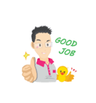 Khun Pong ＆ Little Ducklings（個別スタンプ：8）