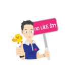 Khun Pong ＆ Little Ducklings（個別スタンプ：11）