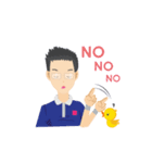 Khun Pong ＆ Little Ducklings（個別スタンプ：14）