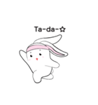 Dance with cute bunny（個別スタンプ：6）