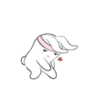 Dance with cute bunny（個別スタンプ：19）