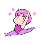 Cute Cute Ballet Girl（個別スタンプ：2）