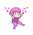 Cute Cute Ballet Girl（個別スタンプ：7）
