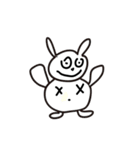 UGLY RABBIT-TUZI（個別スタンプ：1）