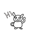 UGLY RABBIT-TUZI（個別スタンプ：3）