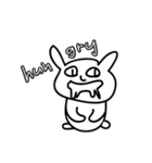 UGLY RABBIT-TUZI（個別スタンプ：4）