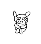 UGLY RABBIT-TUZI（個別スタンプ：6）
