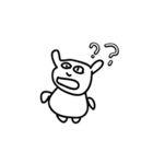 UGLY RABBIT-TUZI（個別スタンプ：9）