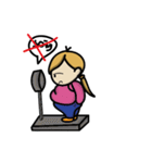 MiMi's day（個別スタンプ：7）