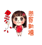 female office worker with holiday（個別スタンプ：8）