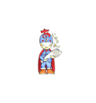 今日も何処かでデニムマン♪（個別スタンプ：1）