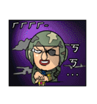 Hard hat uncle12 Military action2（個別スタンプ：31）