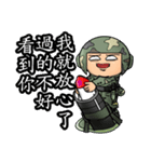 Hard hat uncle12 Military action2（個別スタンプ：33）