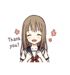 Cute ordinary girl（個別スタンプ：6）