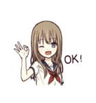Cute ordinary girl（個別スタンプ：10）