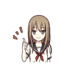 Cute ordinary girl（個別スタンプ：13）