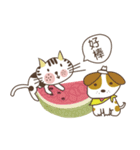 Little miao miao love play ＆ you！！！（個別スタンプ：24）