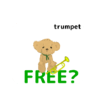 orchestra Trumpet animation English ver（個別スタンプ：4）