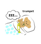 orchestra Trumpet animation English ver（個別スタンプ：18）