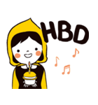 The Happy Yellow Hood（個別スタンプ：25）