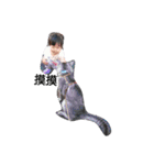Happy baby and cat（個別スタンプ：7）