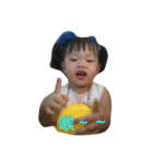 Happy baby and cat（個別スタンプ：16）