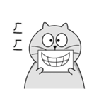 Gray cat- Daily life PART1（個別スタンプ：4）