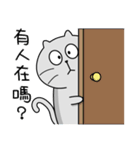 Gray cat- Daily life PART1（個別スタンプ：28）