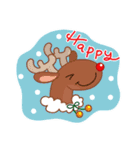 Happy Christmas of Santa and friend（個別スタンプ：1）