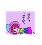 水玉ガールスタンプ（個別スタンプ：23）