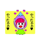 水玉ガールスタンプ（個別スタンプ：38）