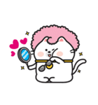 White Cat Via！（個別スタンプ：2）