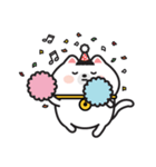 White Cat Via！（個別スタンプ：3）