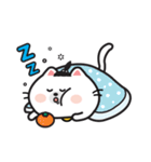 White Cat Via！（個別スタンプ：5）