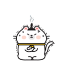 White Cat Via！（個別スタンプ：7）