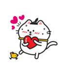White Cat Via！（個別スタンプ：18）