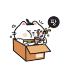 White Cat Via！（個別スタンプ：20）