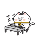 White Cat Via！（個別スタンプ：22）
