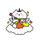White Cat Via！（個別スタンプ：24）