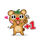 Tomato Bear Daily Part 1（個別スタンプ：18）