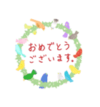 Wreath feat.おめでとうございます。（個別スタンプ：3）