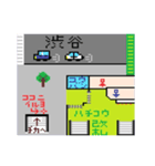 山手線主要駅待ち合わせMAP！（個別スタンプ：4）