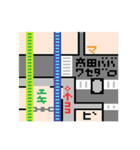 山手線主要駅待ち合わせMAP！（個別スタンプ：15）