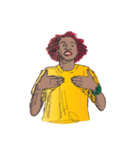 red Afro（個別スタンプ：3）