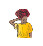 red Afro（個別スタンプ：4）
