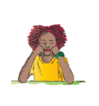 red Afro（個別スタンプ：5）