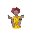 red Afro（個別スタンプ：6）