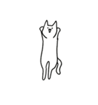 ぴょんぴょんとぶねこ（個別スタンプ：2）
