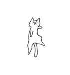 ぴょんぴょんとぶねこ（個別スタンプ：8）